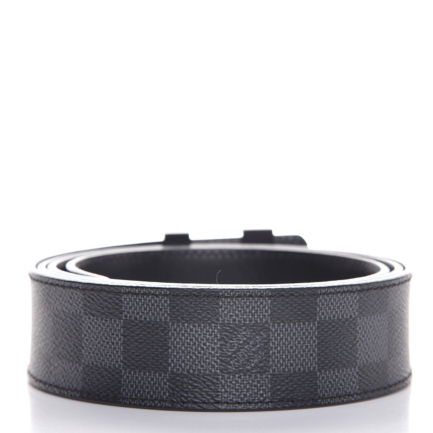 Louis Vuitton Damier Graphite LV Initiales Belt 120 48 3 of 8