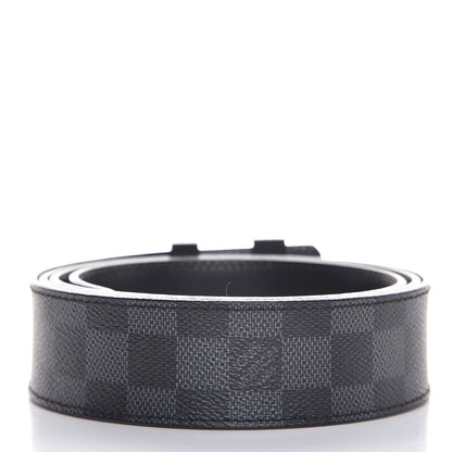 Louis Vuitton Damier Graphite LV Initiales Belt 120 48 3 of 8