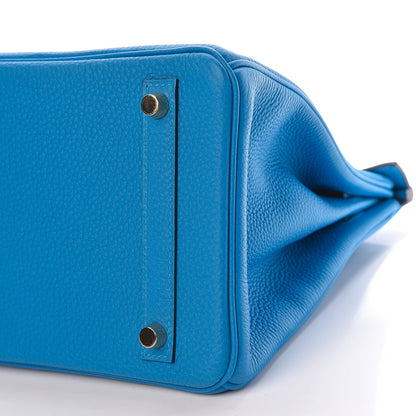 Hermes Togo Birkin 30 Bleu Zanzibar 33 of 37