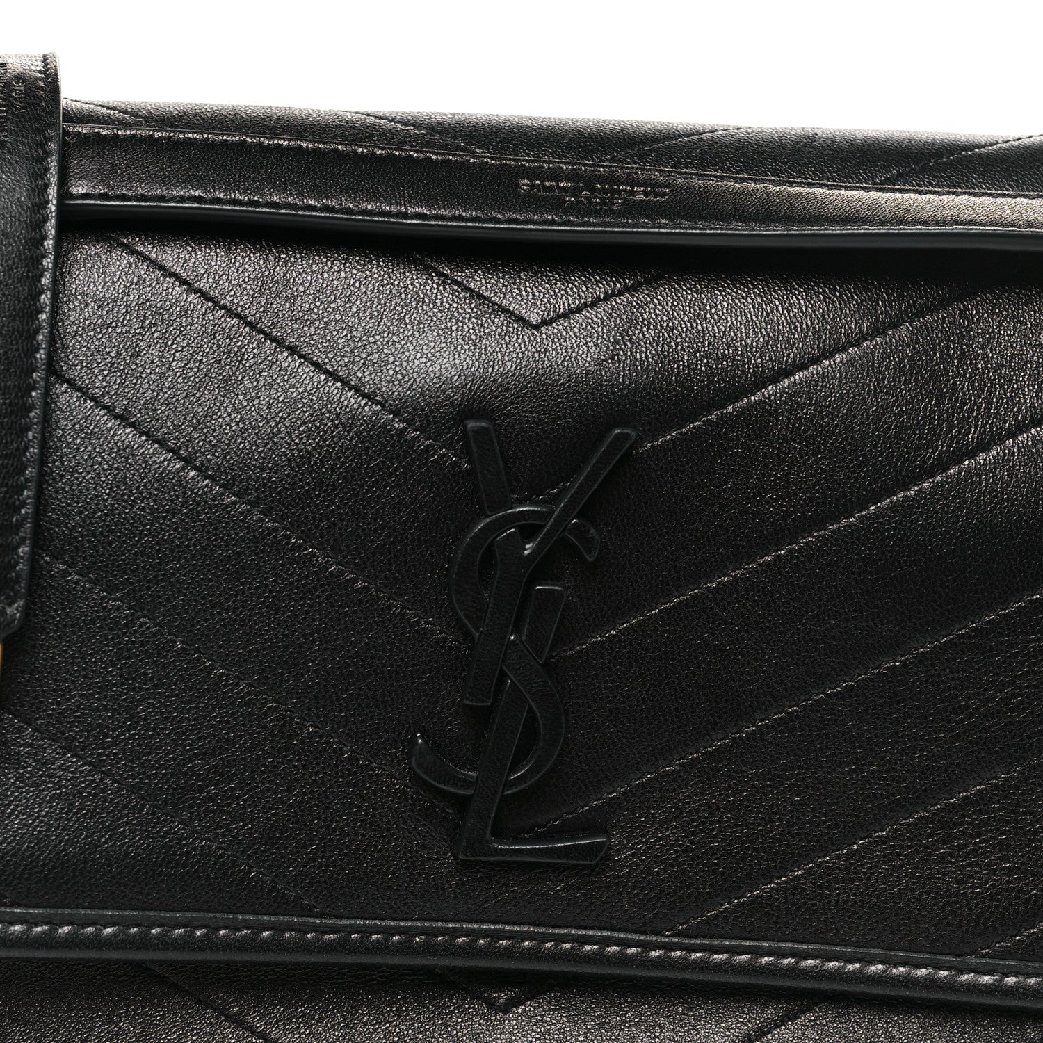 Saint Laurent Lambskin Matelasse Monogram Medium Niki Chain Satchel Black 8 of 10