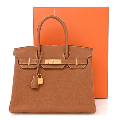 Hermes Togo Birkin 30 Gold 11 of 11
