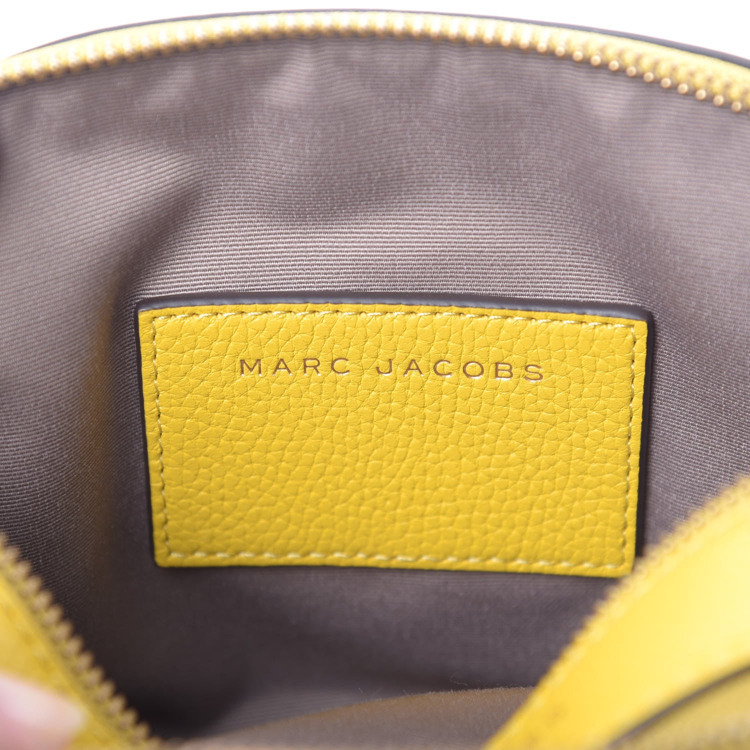 Marc Jacobs Calfskin Shutter Camera Crossbody Bag Sunshine Yellow 7 of 13