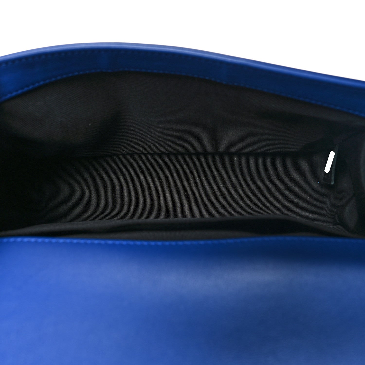 Chanel Patent Calfskin Quilted Medium Plexiglass Boy Flap Blue 5 of 10