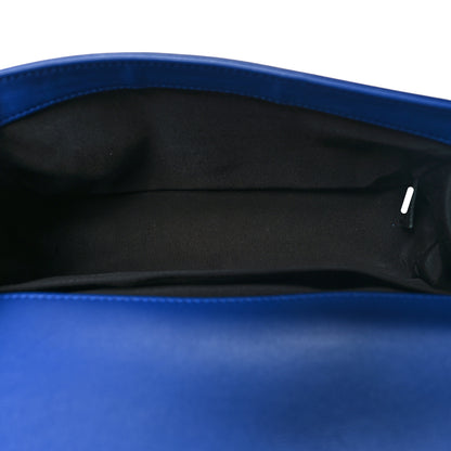 Chanel Patent Calfskin Quilted Medium Plexiglass Boy Flap Blue 5 of 10