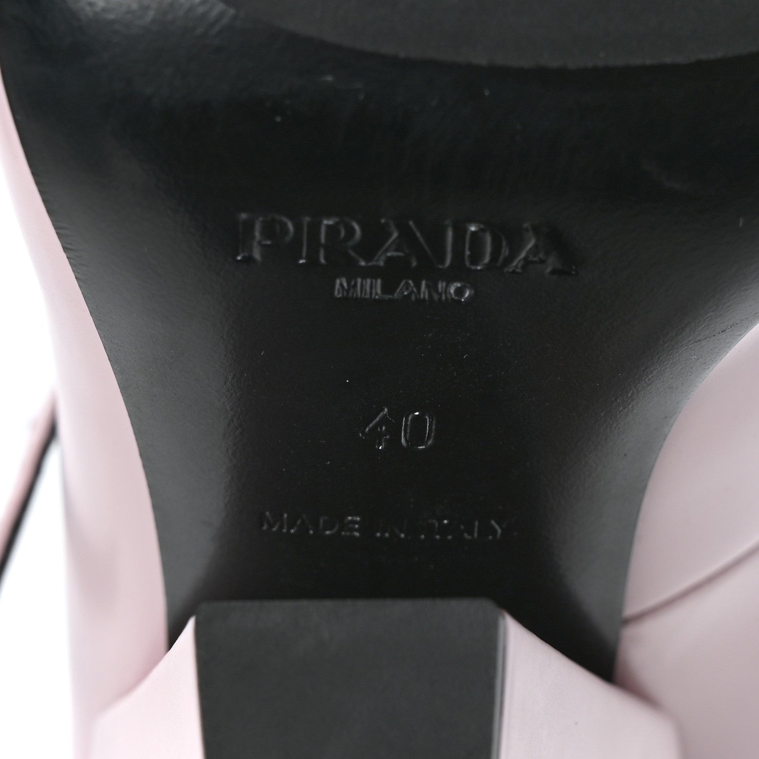 Prada Spazzolato Modellerie Mary Jane 95mm Pumps 40 Alabastro 7 of 7