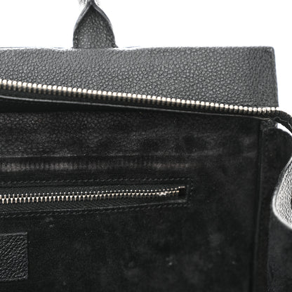 Saint Laurent Grained Calfskin Small Cabas Rive Gauche Black 14 of 22