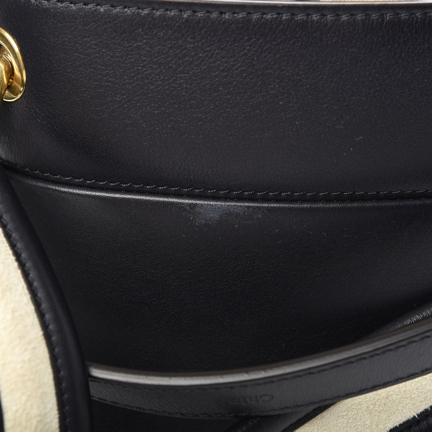 Smooth Calfskin Logo Mini Roy Bucket Bag Full Blue