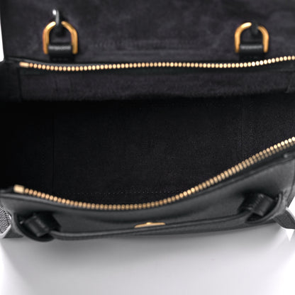 Celine Grained Calfskin Nano Belt Bag Black 5 of 12