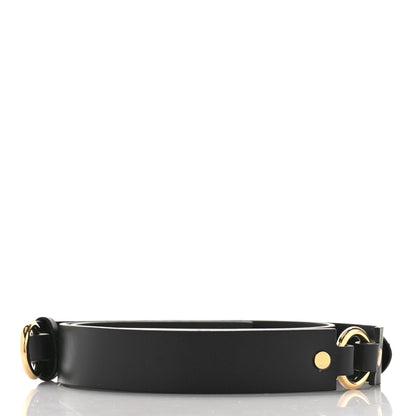 Versace X FENDI Calfskin Fendace Logo Belt 100 40 Black 2 of 5