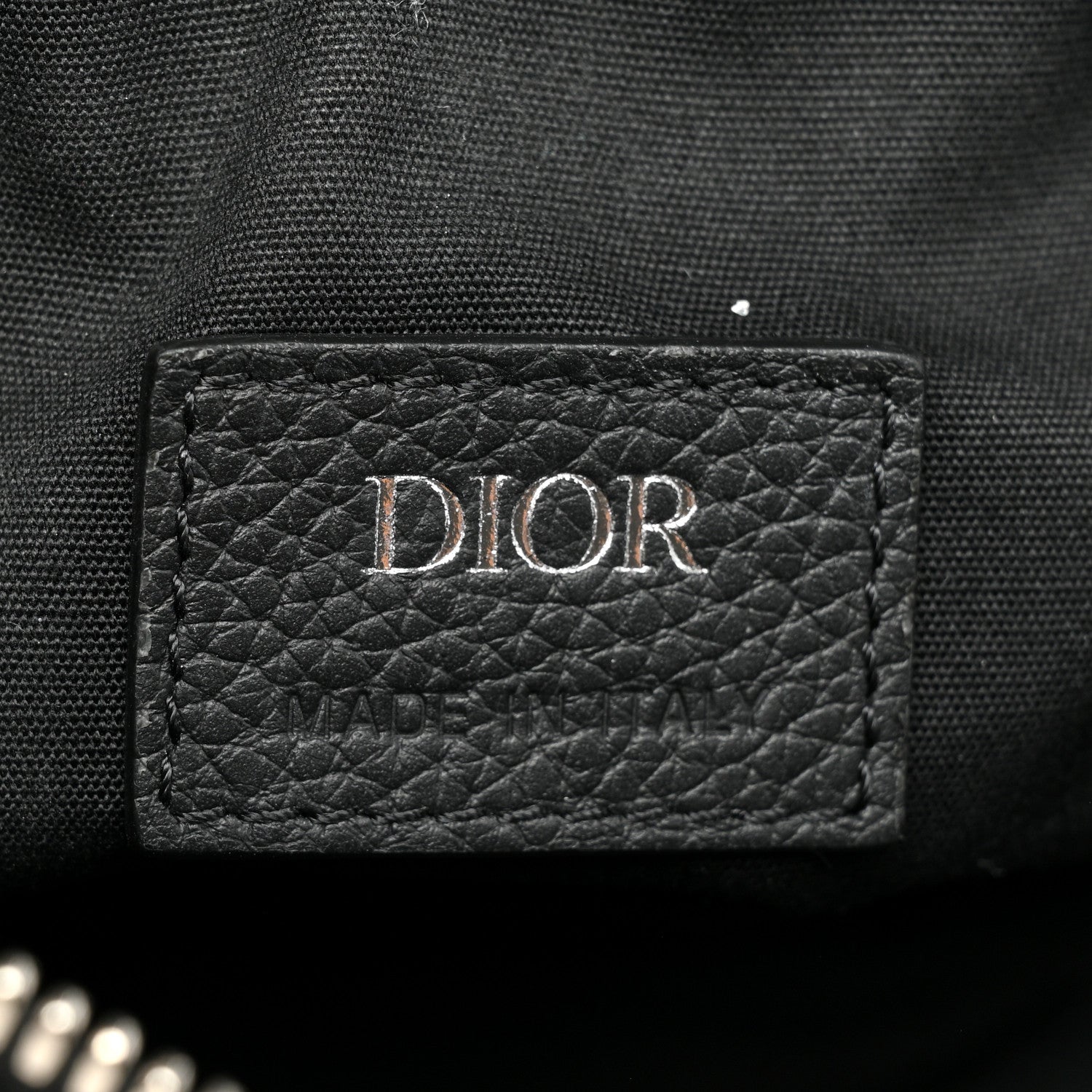 Christian Dior Oblique Mens Saddle Bag Blue 6 of 8