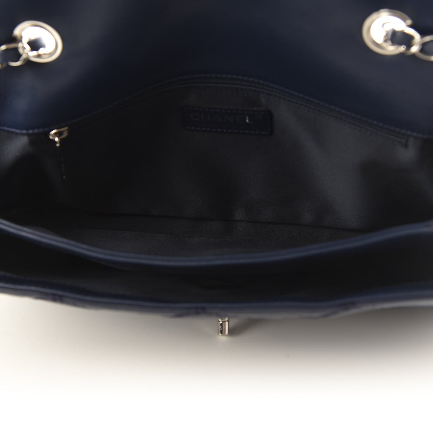 Lambskin Ultimate Stitch Flap Blue