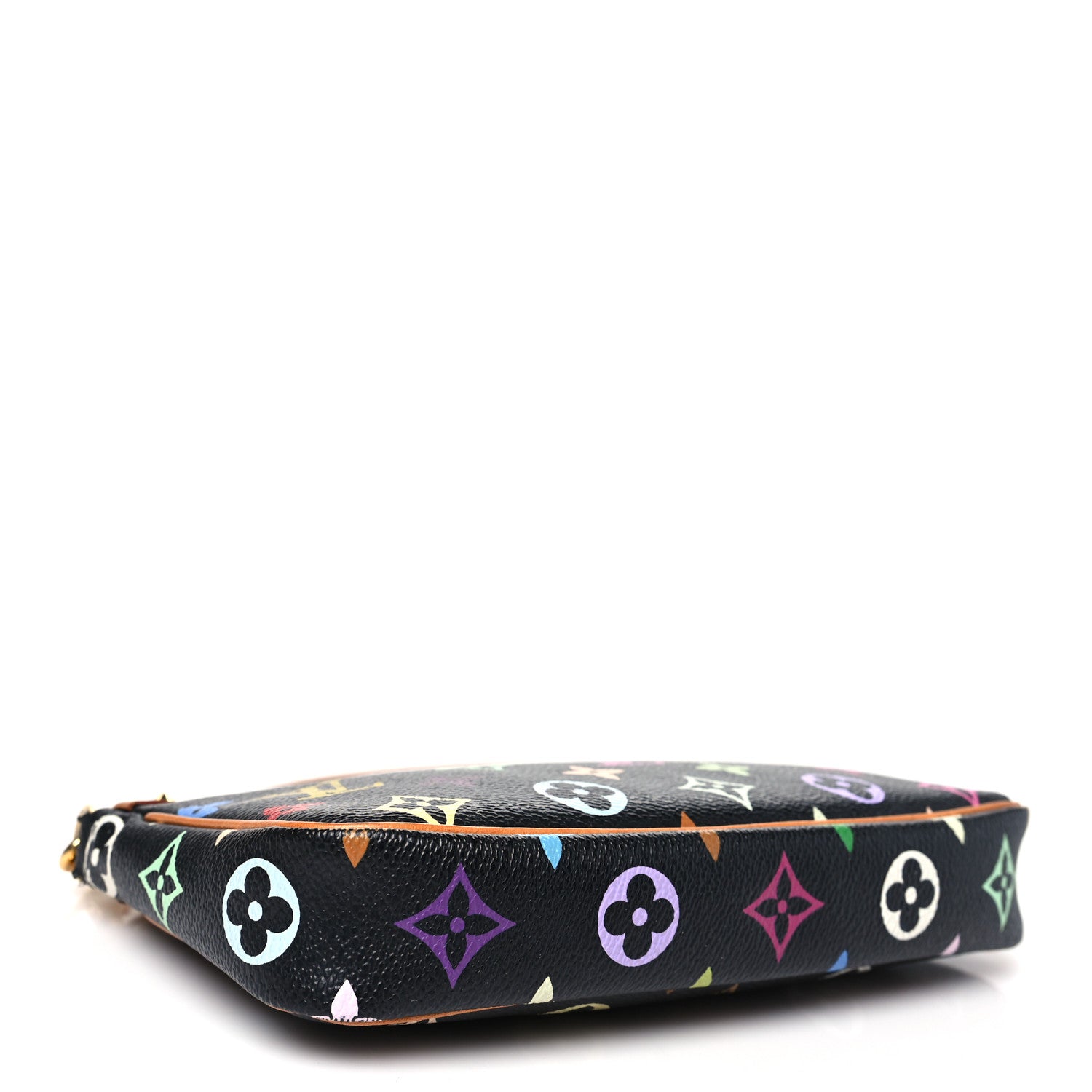 Louis Vuitton Monogram Multicolor Pochette Accessories Black 4 of 10