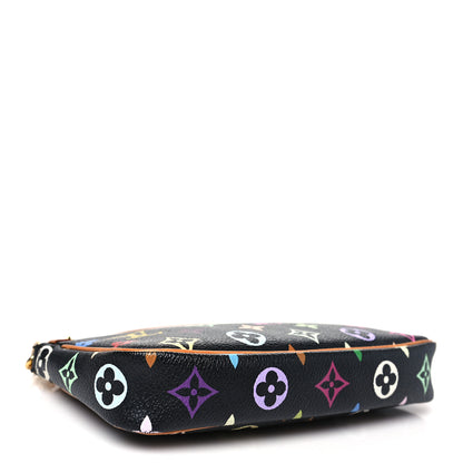 Louis Vuitton Monogram Multicolor Pochette Accessories Black 4 of 10