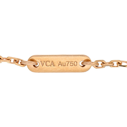 Van Cleef & Arpels 18K Rose Gold Sweet Alhambra Bracelet 3 of 4