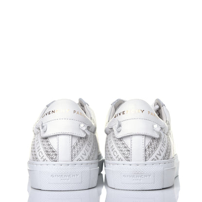Givenchy Calfskin Logo Chain Print Womens Urban Street Sneakers 36.5 White 5 of 9