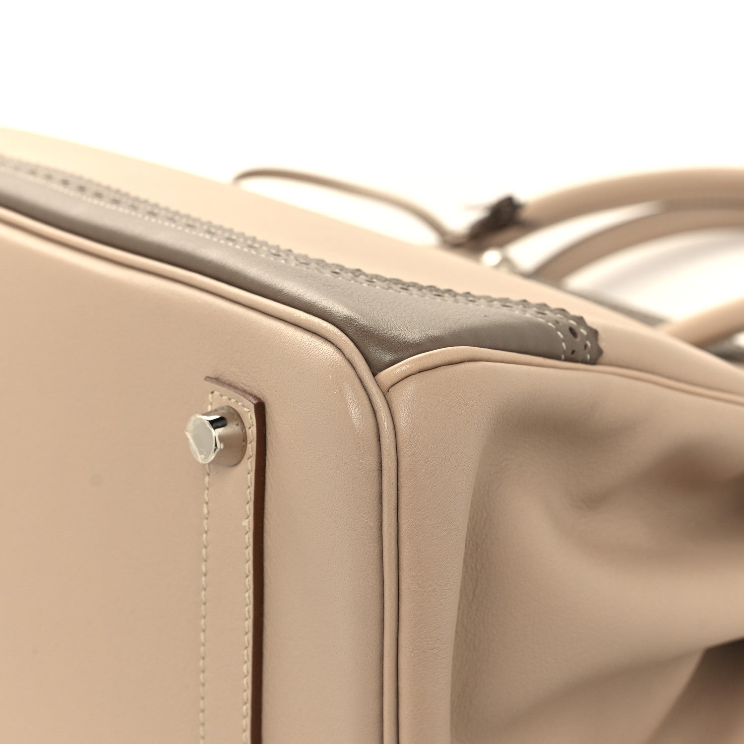 Hermes Swift Ghillies Birkin 35 Argile Etoupe 10 of 12