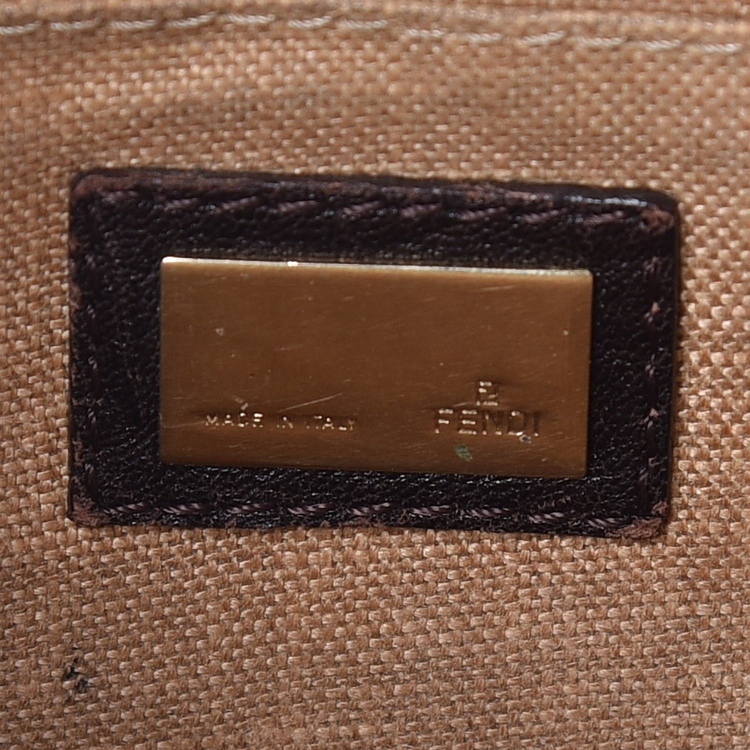 Fendi Zucca Nappa Nuvolata Vitello Tortuga Medium Spy Hobo Tobacco Moro 8 of 19