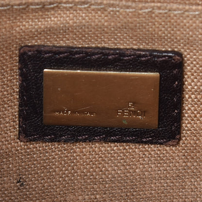 Fendi Zucca Nappa Nuvolata Vitello Tortuga Medium Spy Hobo Tobacco Moro 8 of 19