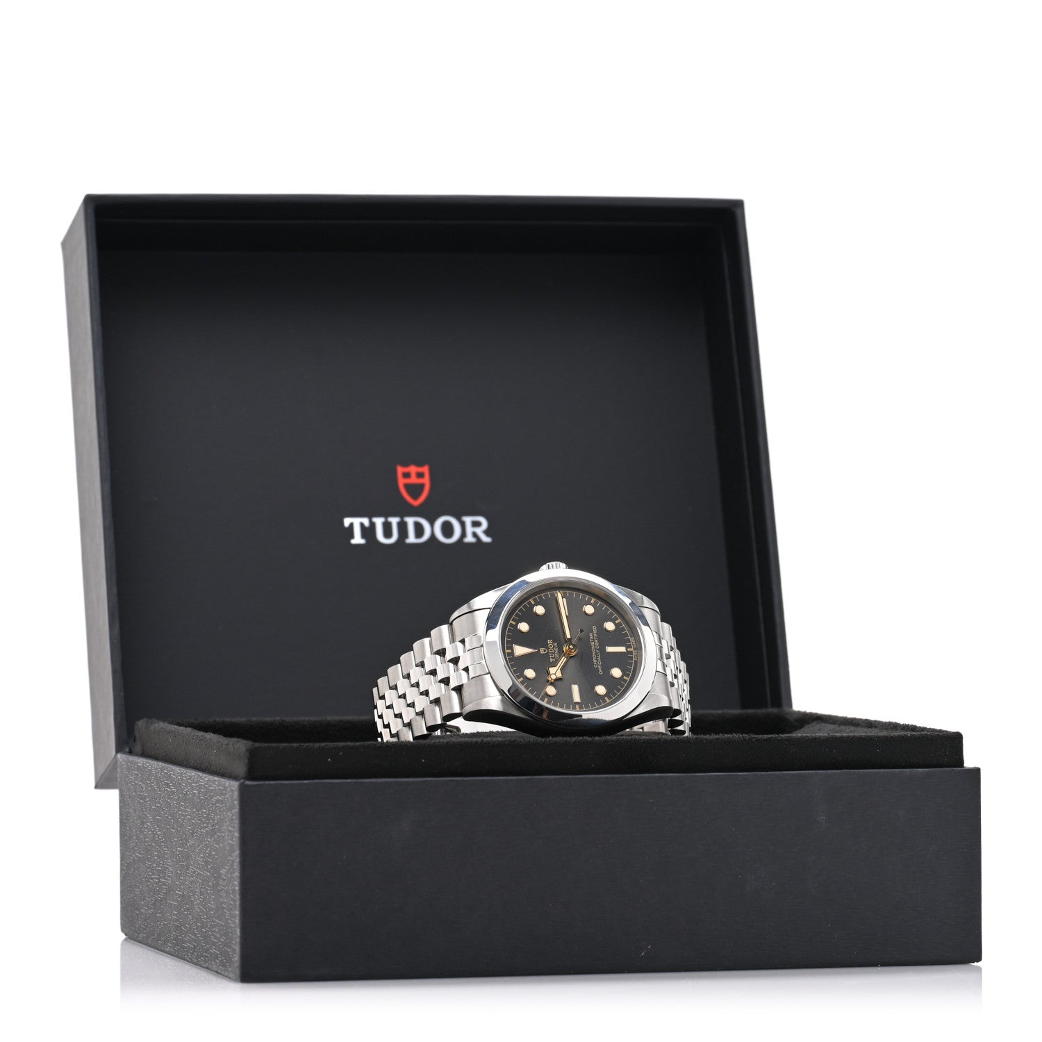 TUDOR Stainless Steel 39mm Black Bay Automatic Watch Anthracite