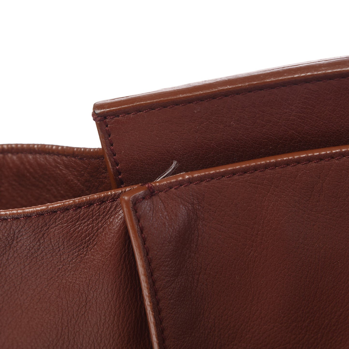 Calfskin Papier Flap Tote Castagna