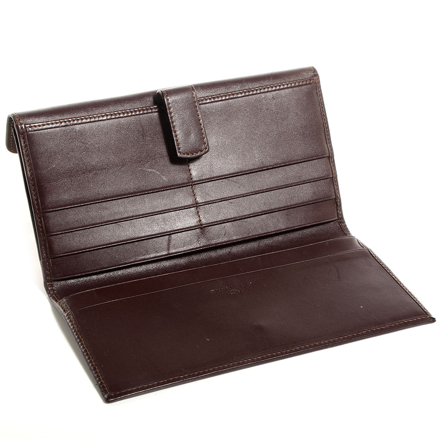 Haymarket Check Continental Wallet Brown