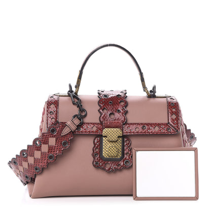 Bottega Veneta Nappa Ayers Small Piazza Bag Deco Rose Baccara Rose Black 1 of 13