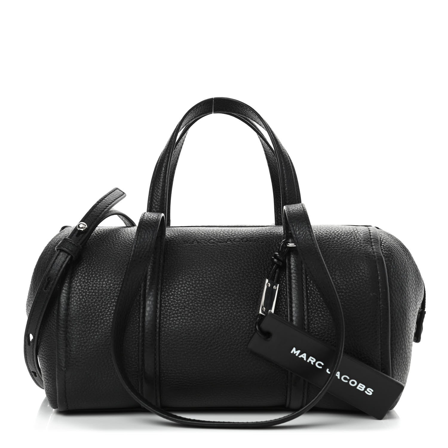 Marc Jacobs Textured Calfskin The Tag Bauletto 26 Black 1 of 4