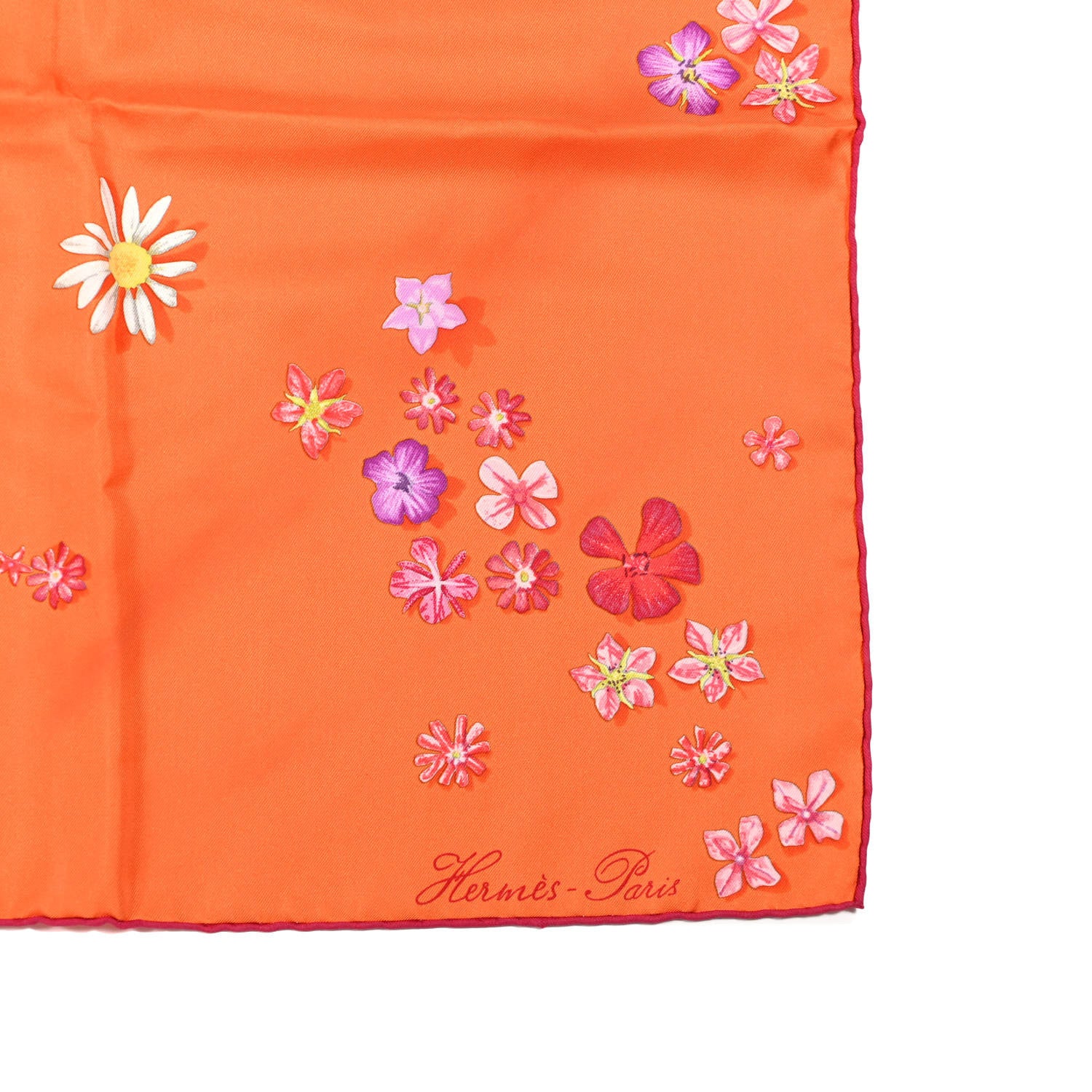 Hermes Silk Flower Power Scarf 90 4 of 6