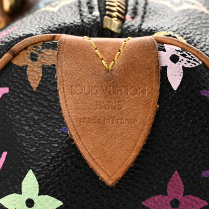 Louis Vuitton Monogram Multicolor Speedy 30 Black 6 of 10