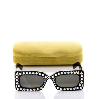 Gucci Pearl Hollywood Forever Sunglasses GG0146S Black 8 of 8
