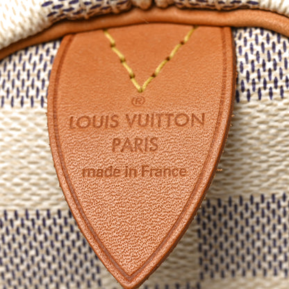 Louis Vuitton Damier Azur Speedy 30 7 of 10