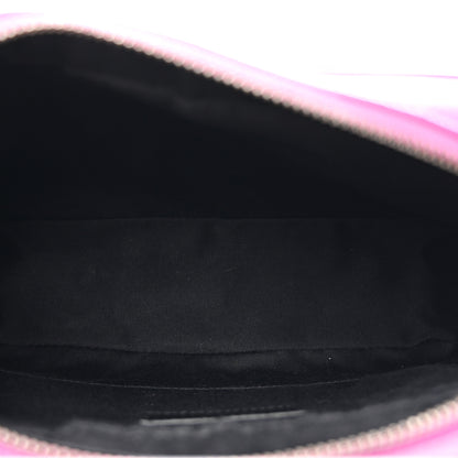 Saint Laurent Calfskin Matelasse Monogram Lou Camera Bag Electric Fuchsia 5 of 13