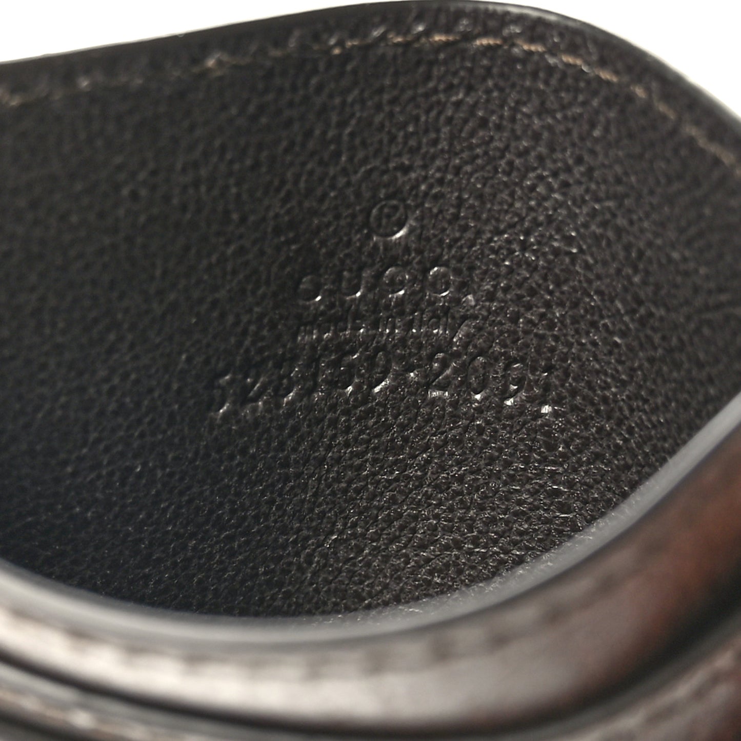 GG Supreme Monogram Ophidia Card Holder Brown