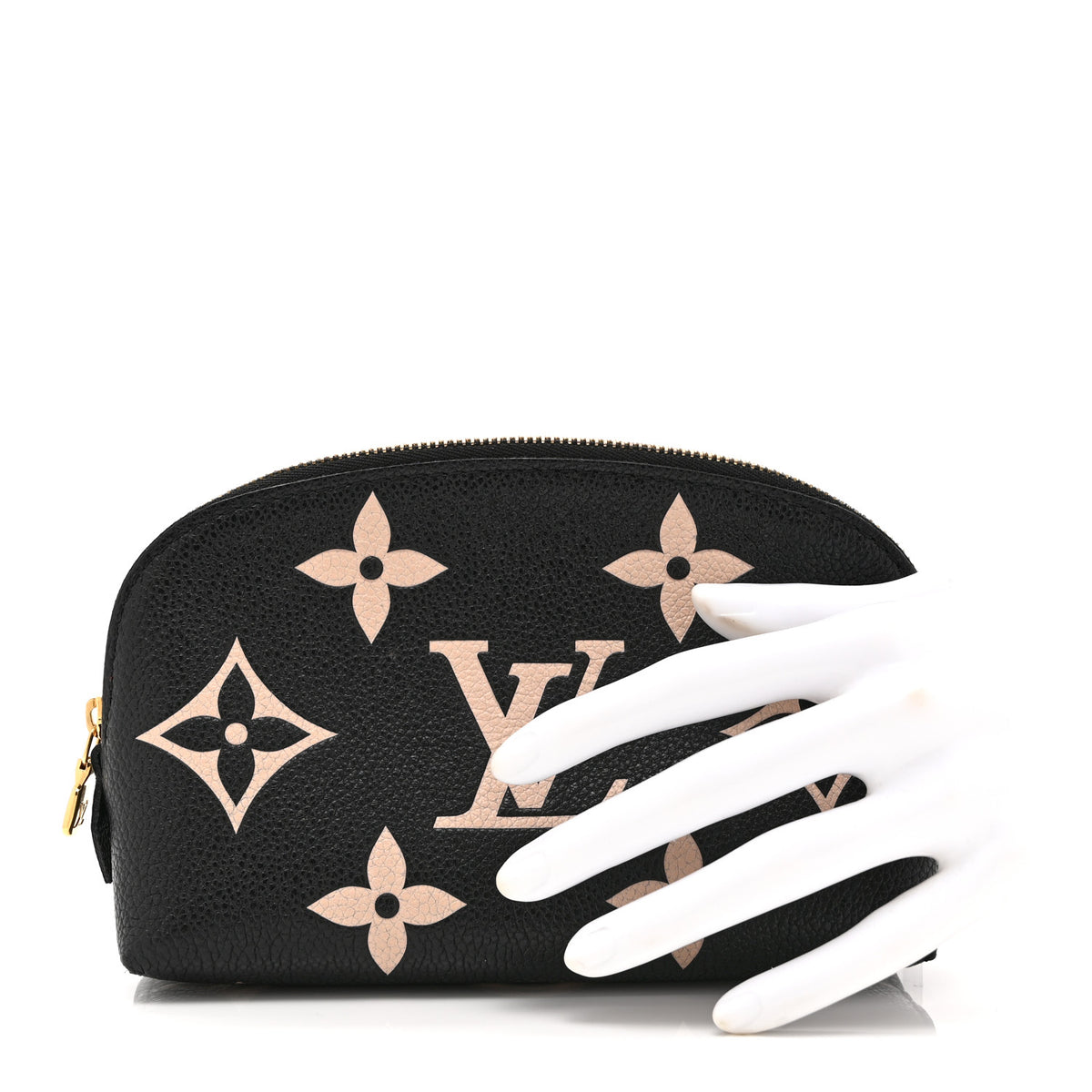 Louis Vuitton Empreinte Monogram Giant Cosmetic Pouch Black Beige 2 of 9