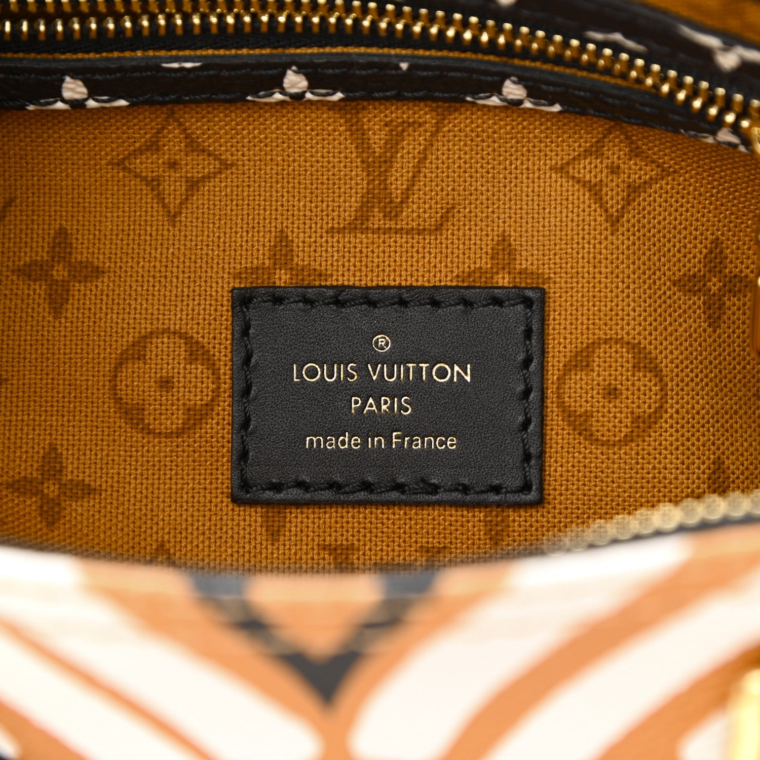 Louis Vuitton Monogram Giant Crafty Speedy Bandouliere 25 Creme Caramel 6 of 9