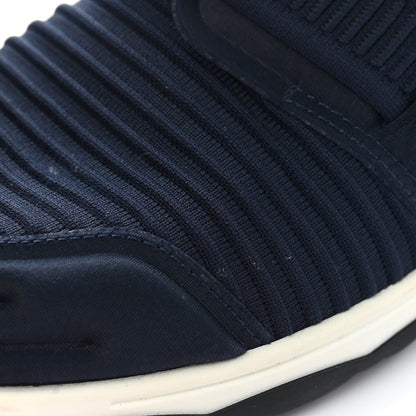Chanel Stretch Fabric CC Sneakers 39 Blue 7 of 8
