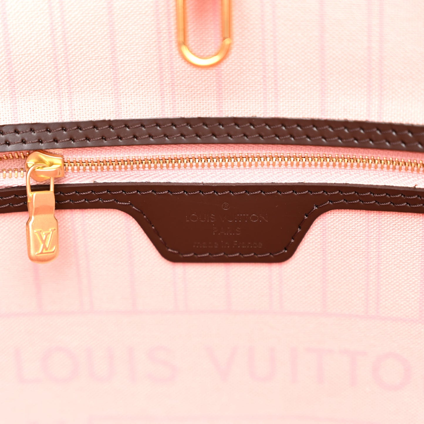 Damier Ebene Neo Neverfull MM Rose Ballerine