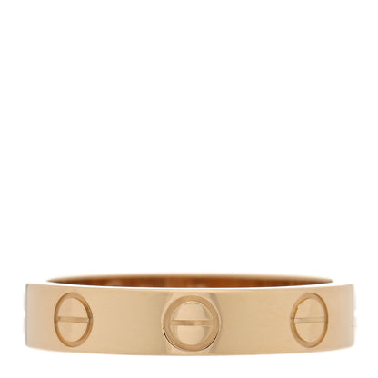 Cartier 18K Yellow Gold 3.5mm LOVE Wedding Band Ring 49 5 1 of 6
