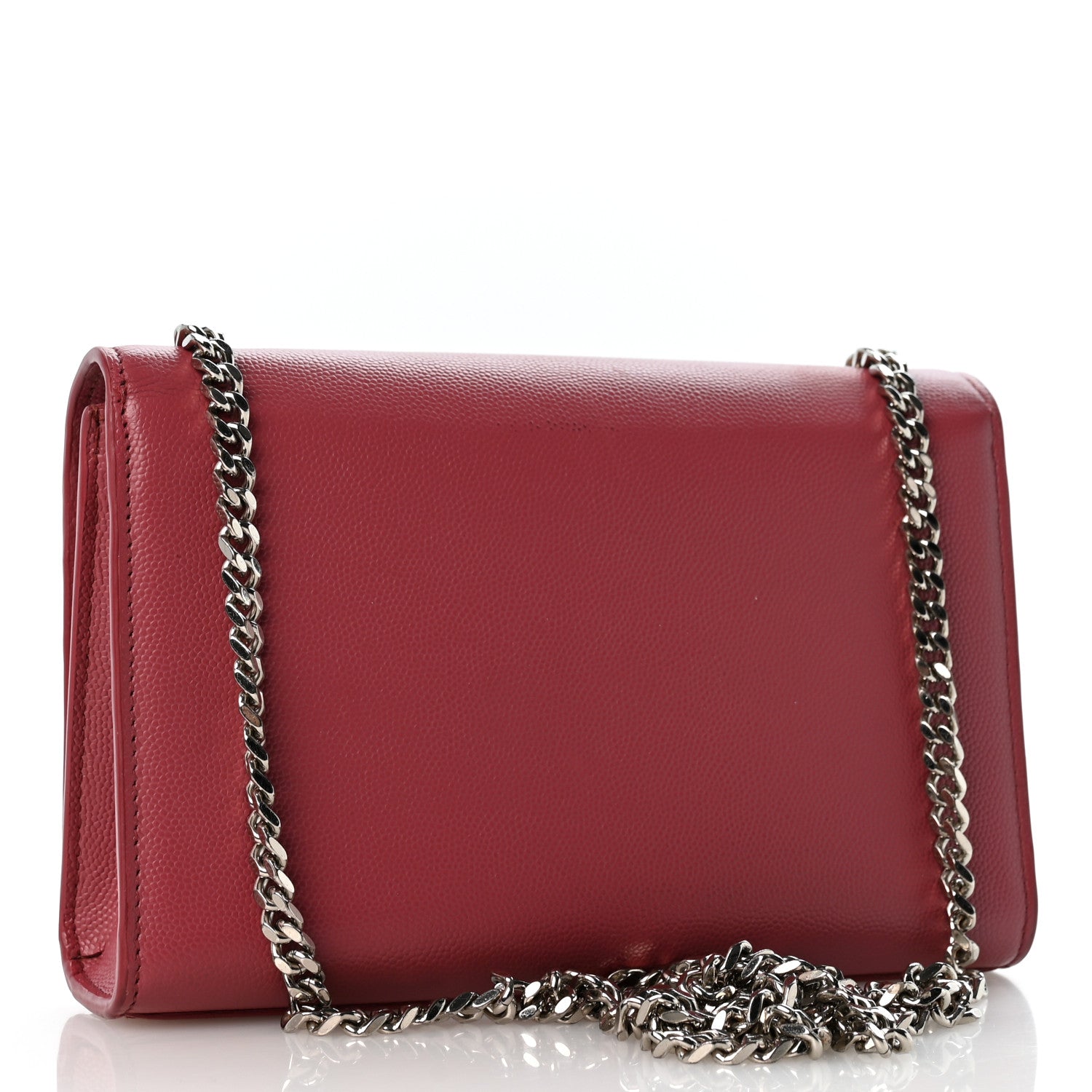 Saint Laurent Grain De Poudre Small Classic Monogram Kate Satchel Mystic Rose 2 of 11