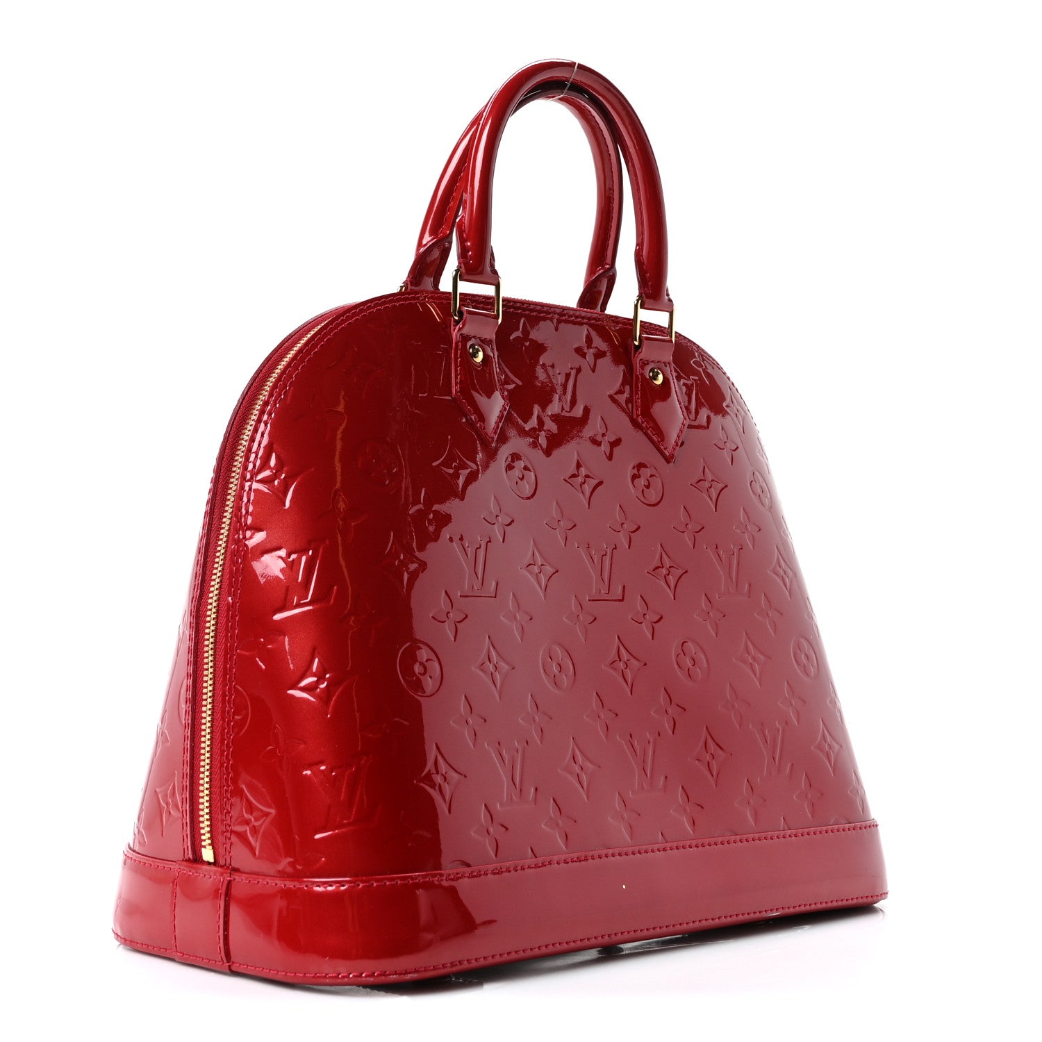 Louis Vuitton Vernis Alma MM Pomme D'Amour 3 of 9
