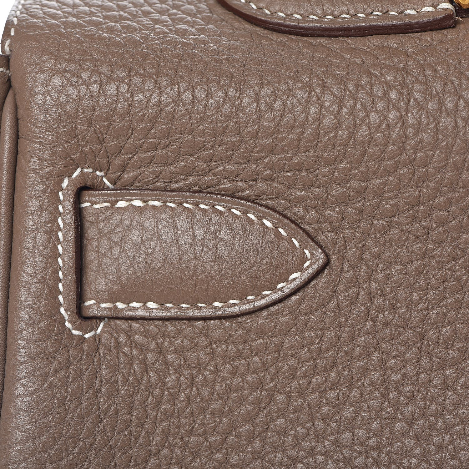 Hermes Togo Kelly Retourne 40 Etoupe 26 of 34
