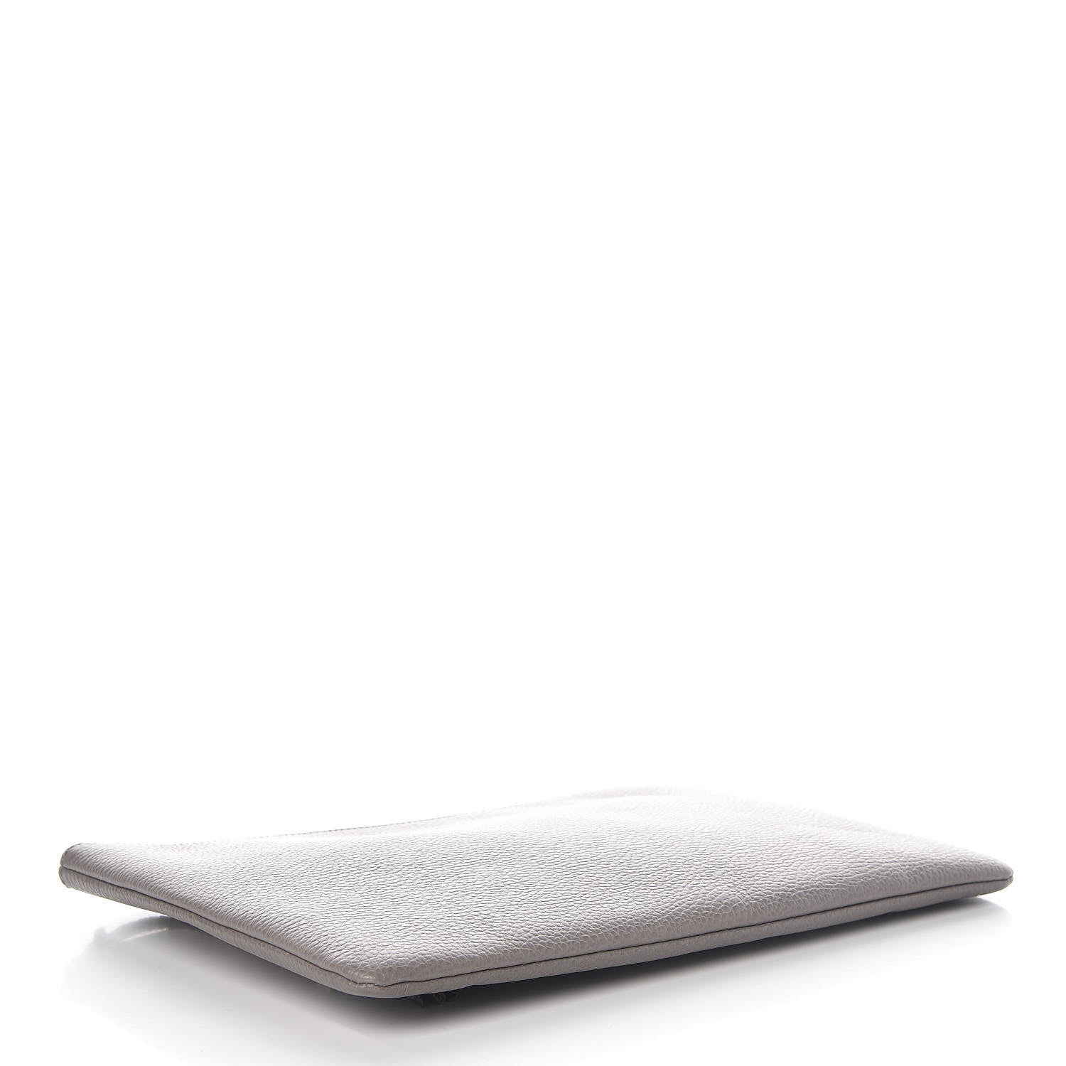 Gucci Calfskin Large Bamboo Clutch Grey 4 of 7