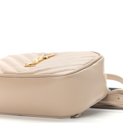 Saint Laurent Calfskin Matelasse Monogram Lou Belt Bag Light Natural 9 of 9