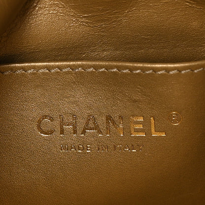 Chanel Lambskin Quilted Small Pearl Crush Hobo Black 6 of 10