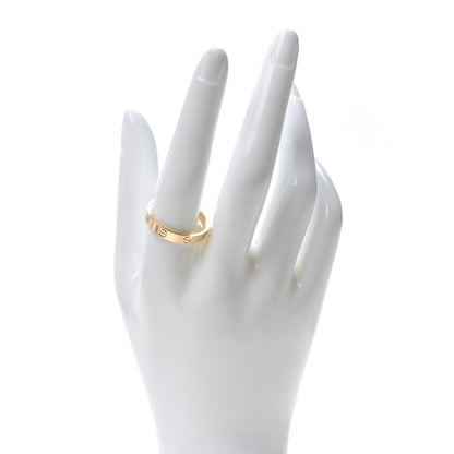 Cartier 18K Yellow Gold 3.5mm LOVE Wedding Band Ring 65 11 2 of 5