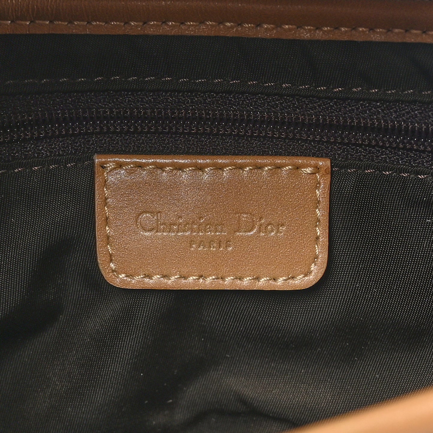 Monogram Saddle Bag Brown