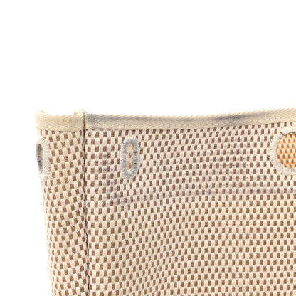 Hermes Toile Vache Calfskin Herbag Clutch Ficelle Black 13 of 18