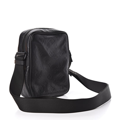 Louis Vuitton Calfskin Monogram Shadow Danube PM Black 3 of 11