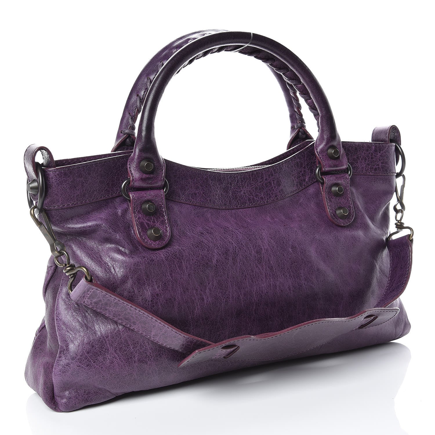 Balenciaga Agneau Classic Hardware First Raisin 4 of 10