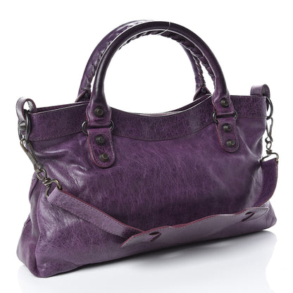 Balenciaga Agneau Classic Hardware First Raisin 4 of 10